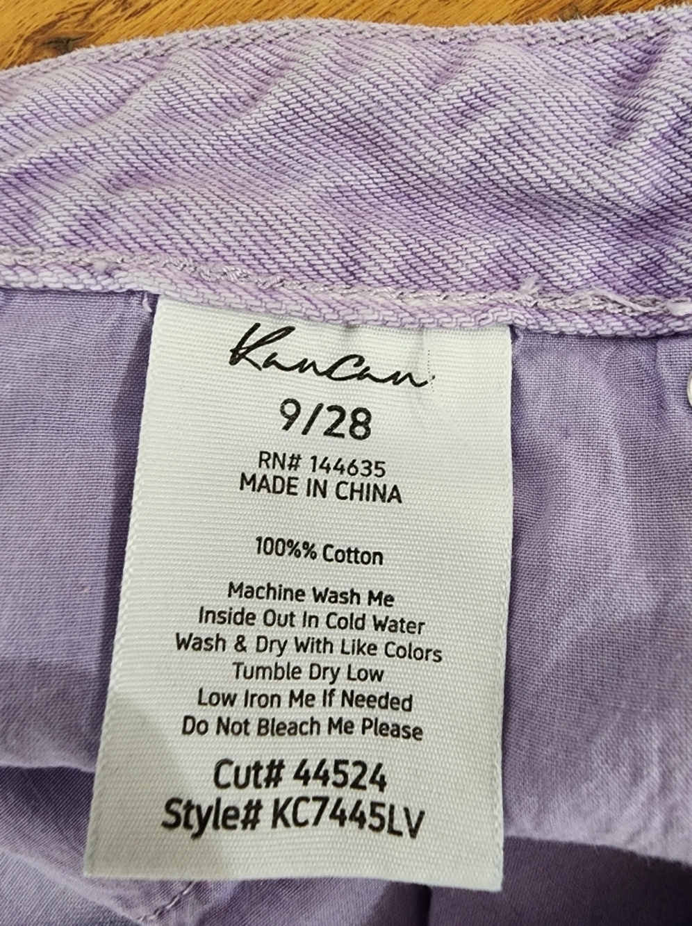KANCAN Lilac Distressed High-Rise Jeans - Picture 7 of 8